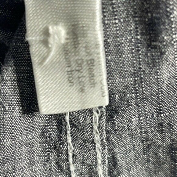 Hudson & Barrow NYC Mens Chambray Shirt L Button-Down Short Sleeve - Picture 4 of 7